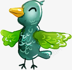 春天绿色翅膀小鸟png免抠素材_新图网 https://ixintu.com 小鸟 春天 绿色 翅膀