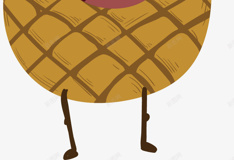 拍照的菠萝小人矢量图eps免抠素材_新图网 https://ixintu.com 夏日水果 拍照的菠萝 矢量素材 菠萝 菠萝小人 矢量图