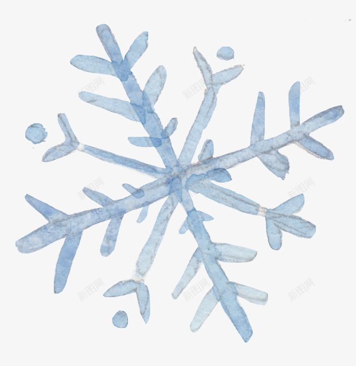 雪花的花纹形状手绘png免抠素材_新图网 https://ixintu.com 下雪 可爱 彩铅 手绘 绘画 花纹 装饰 雪花