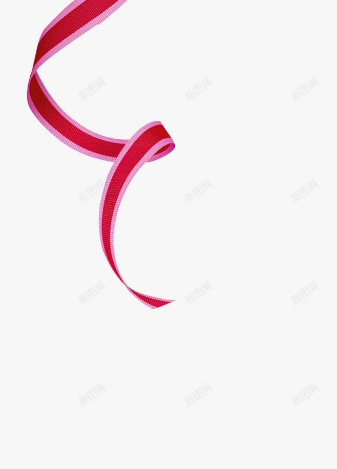 红色喜庆节日点缀飘带png免抠素材_新图网 https://ixintu.com 喜庆 红色 节日点缀素材 飘带
