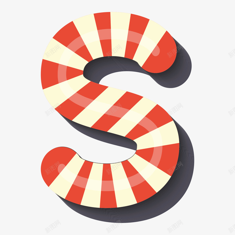 手绘糖果英文字母Spng免抠素材_新图网 https://ixintu.com