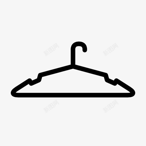 衣服晾衣架图标png_新图网 https://ixintu.com