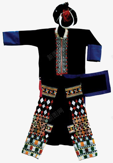 少数民族瑶族男士服装png免抠素材_新图网 https://ixintu.com 少数民族 服装 瑶族 男人 男士 衣服 裙子