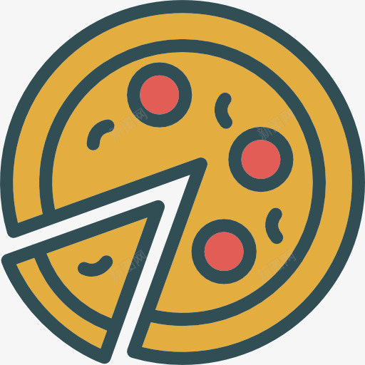 比萨图标png_新图网 https://ixintu.com 垃圾食品 快餐 意大利食品 披萨 披萨盒 食品 食品和餐厅 餐厅 餐馆