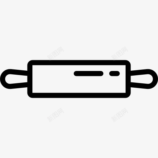 擀面杖图标png_新图网 https://ixintu.com 厨房用具 器皿 工具 擀面杖 食品 食品和餐厅