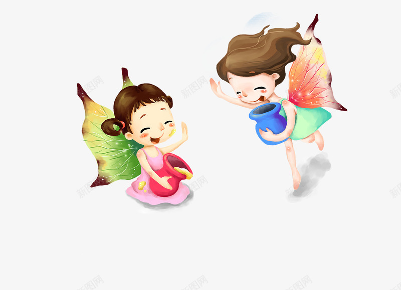 有翅膀的小女孩png免抠素材_新图网 https://ixintu.com 小女孩 翅膀 蝴蝶
