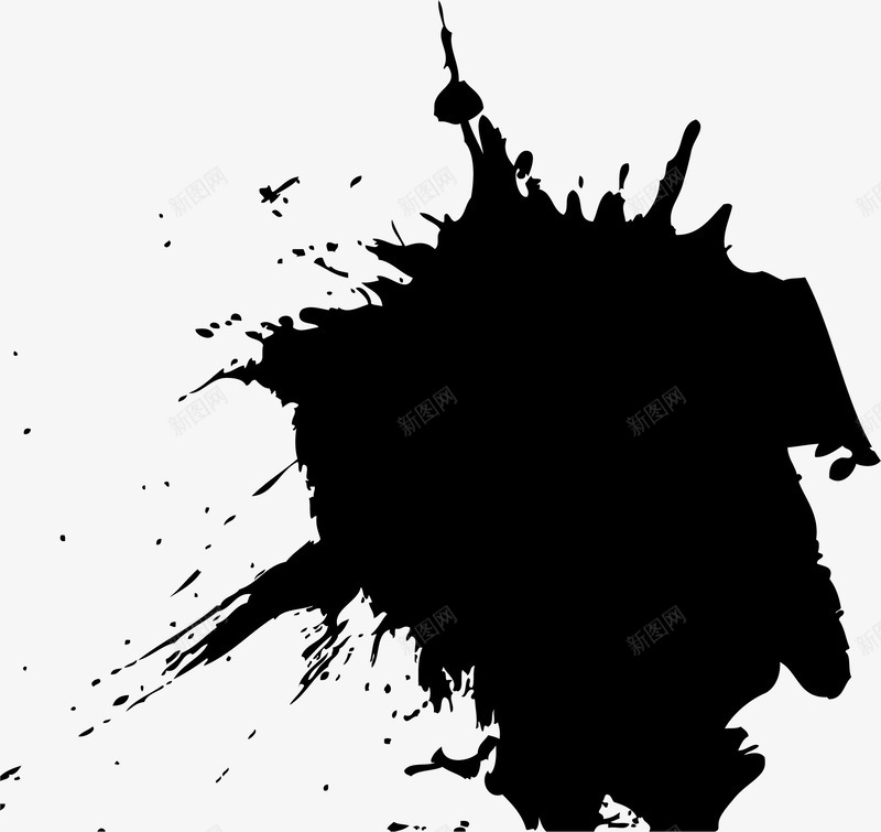 飞溅的墨水矢量图ai免抠素材_新图网 https://ixintu.com ps飞溅笔刷 火星飞溅笔刷 笔刷 雨滴飞溅笔刷 飞溅 飞溅笔刷 黑色 矢量图