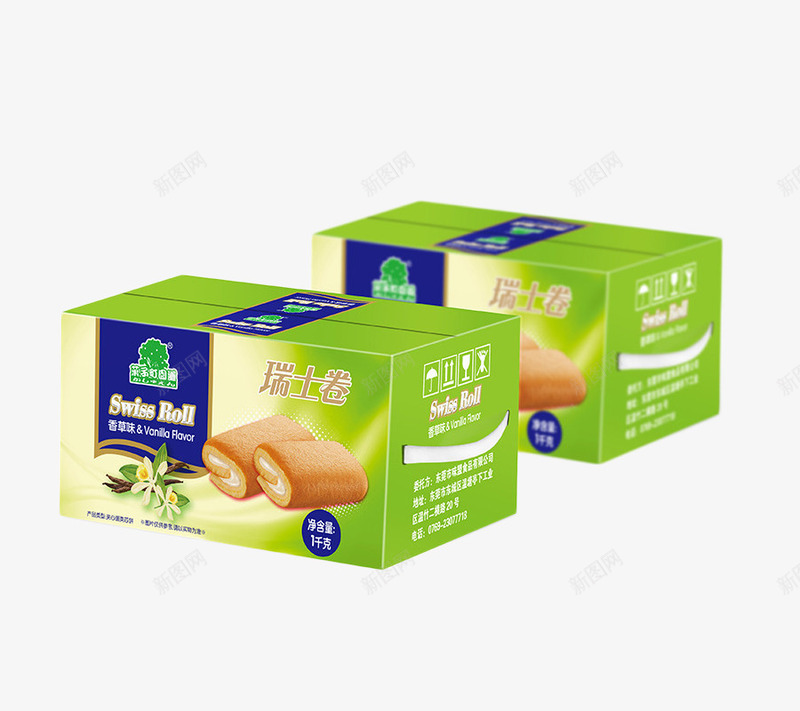 一整箱瑞士卷png免抠素材_新图网 https://ixintu.com 夹心饼干 点心 烘焙食品 瑞士卷 糕点 蛋糕卷 零食 面包