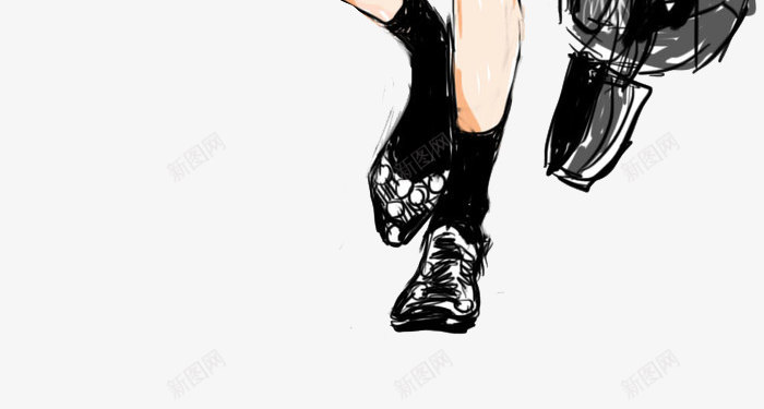 帅气个性男装手绘插画png免抠素材_新图网 https://ixintu.com 个性男装手绘 帅气男装设计 男装插画设计