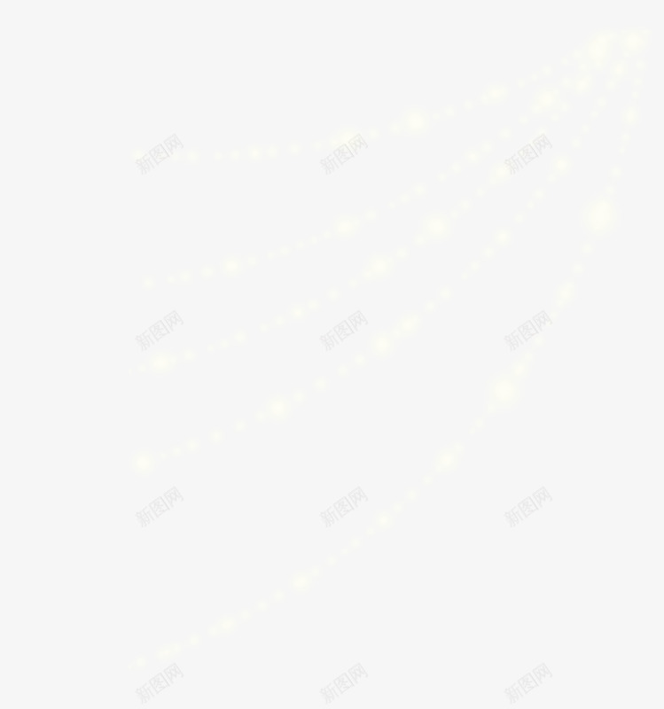 漂浮金色发光线png免抠素材_新图网 https://ixintu.com 发光线 手绘 漂浮 金色