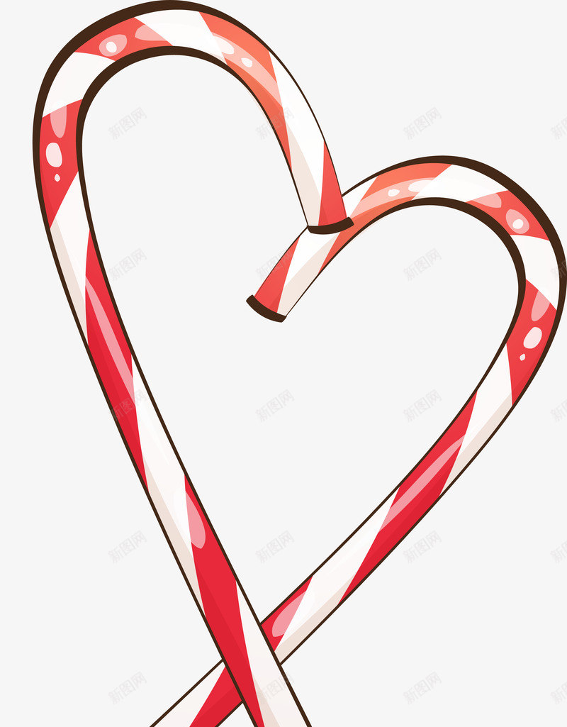 圣诞节拐杖糖果爱心png免抠素材_新图网 https://ixintu.com Christma Christmas Merry 圣诞快乐 圣诞节 拐杖糖果 爱心