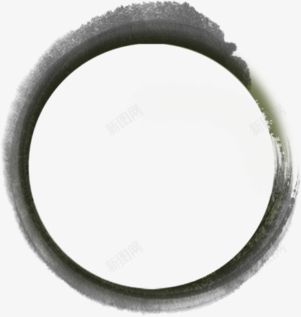 黑色复古艺术墨迹圆形png免抠素材_新图网 https://ixintu.com 圆形 墨迹 复古 艺术 黑色