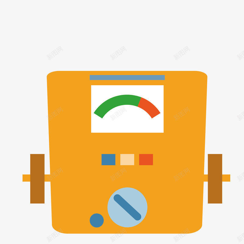 卡通指数工具图标png_新图网 https://ixintu.com 卡通工具 扁平化 指数工具 指数显示 机械工具 机械工艺 气压指数