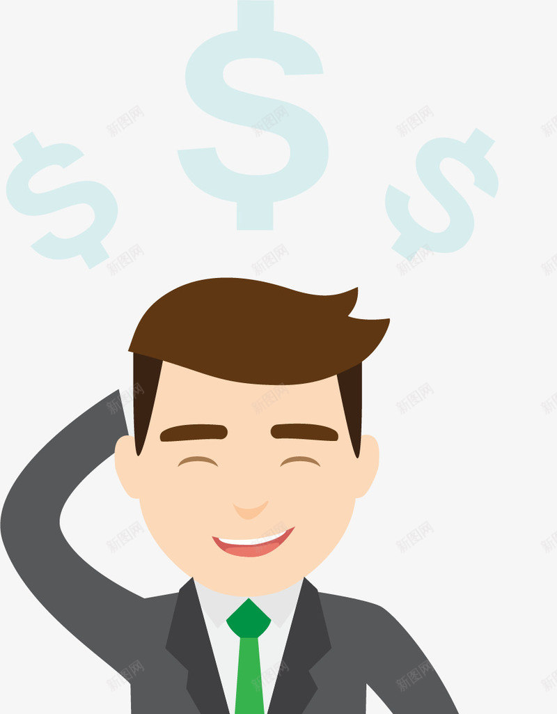 为了赚钱忙碌奔波png免抠素材_新图网 https://ixintu.com 商务小人 工作辛苦 忙碌 赚钱