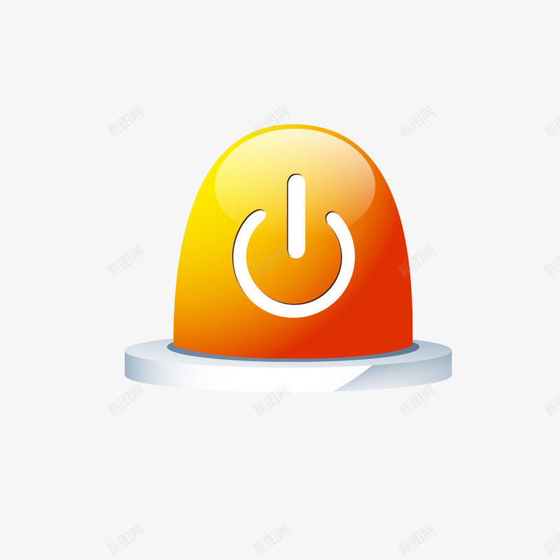 报警按钮png免抠素材_新图网 https://ixintu.com 报警 按钮 按钮设计 设计