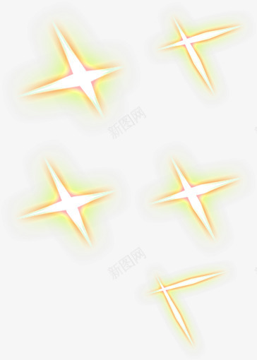 放光的星星效果png免抠素材_新图网 https://ixintu.com 十字 十字星光 炫光 爆炸 闪耀