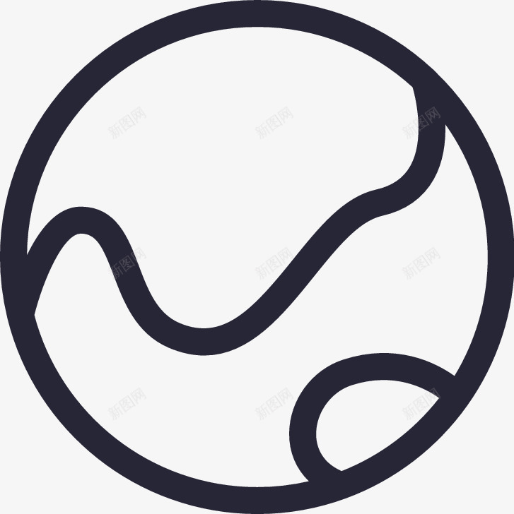 黑白简笔画圆球图标png_新图网 https://ixintu.com 圆形 球 矢量素材 简笔 进口食品 黑白圆球 黑白简笔画圆球免费下载