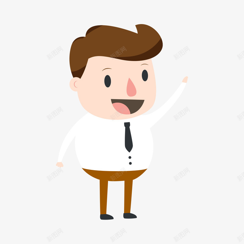 白色衣服的职场卡通男性png免抠素材_新图网 https://ixintu.com 卡通 卡通男性 白色 白色衣服 职场 职场男性