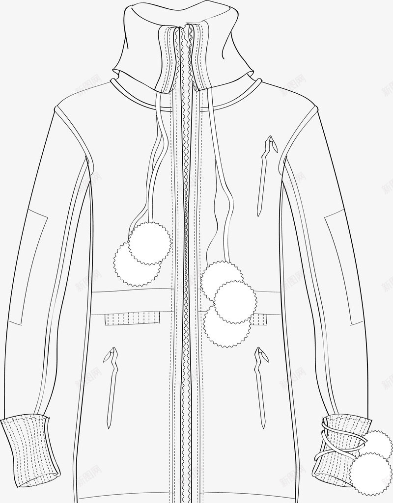 手绘卡通衣服图标png_新图网 https://ixintu.com 上衣 图标 手绘衣服 服装 服装图标 矢量衣服图 简易衣服 衣服 衣服线框图标