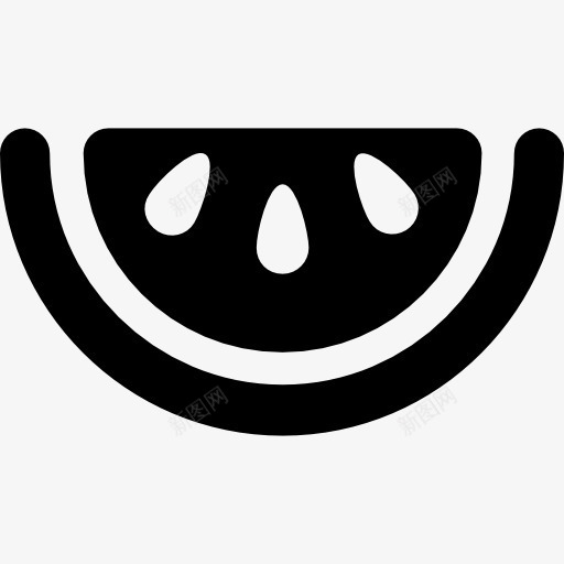 片瓜图标png_新图网 https://ixintu.com 哈密瓜 柠檬 橙 水 水果 片 食品