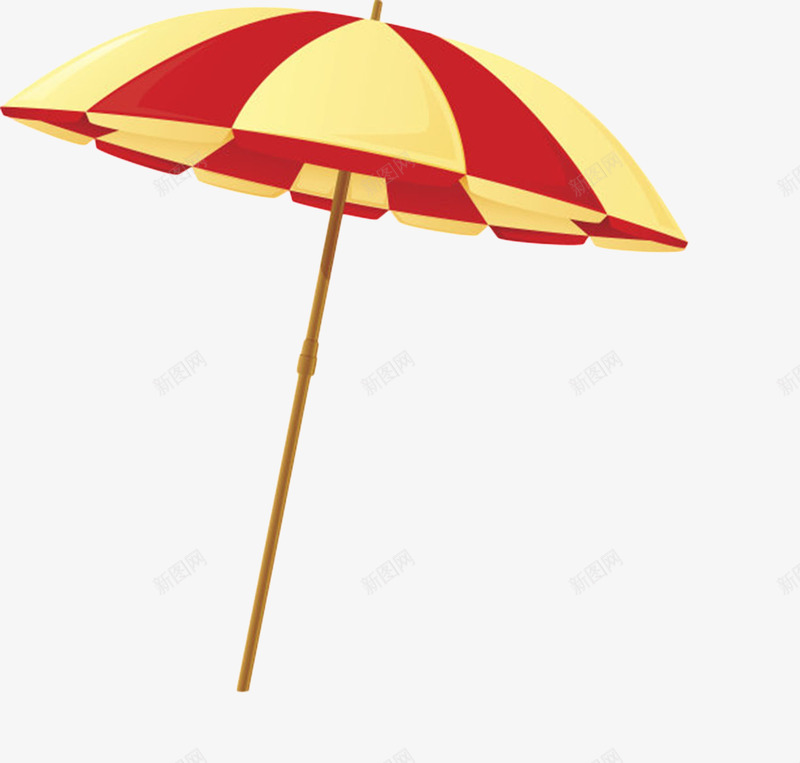 红黄折叠出门遮阳伞实物png免抠素材_新图网 https://ixintu.com 免扣 免费下载 挡太阳 挡阳光 沙滩伞 遮挡光线 遮阳布 防晒 雨伞