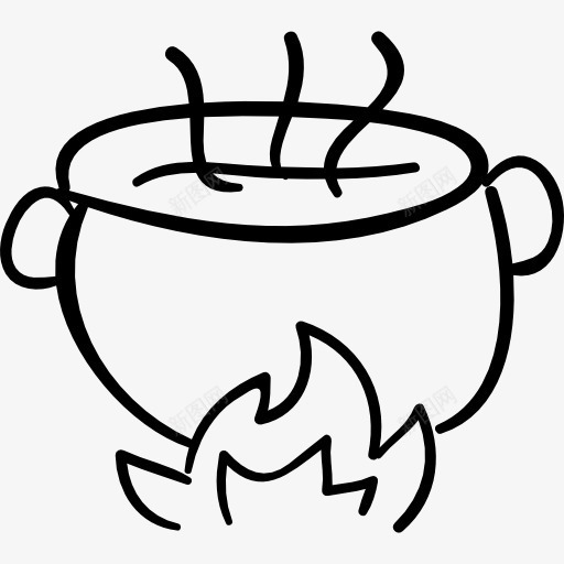 万圣节的烹饪和火锅火图标png_新图网 https://ixintu.com 万圣节 火 炖 热 烹饪 锅 食品