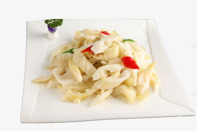 辣椒炒竹笋png免抠素材_新图网 https://ixintu.com 特色食品 竹笋 美食的小吃 辣椒 酸笋