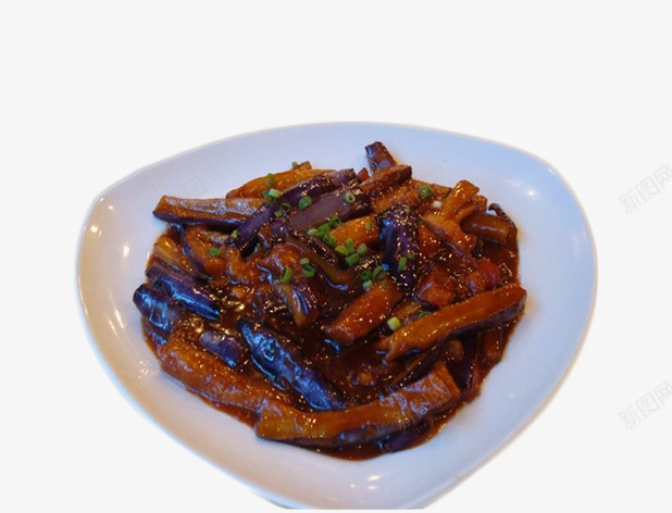 红烧茄子片png免抠素材_新图网 https://ixintu.com 免抠茄子 新鲜的茄子图片 炒茄子图片 菜肴茄子