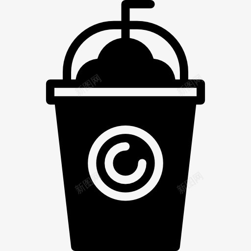 冰沙图标png_新图网 https://ixintu.com 冷 冷饮 咖啡店 玻璃 食品 食品和餐厅