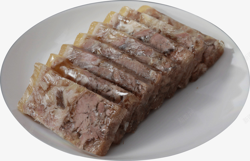 新鲜羊糕商品图png免抠素材_新图网 https://ixintu.com 冬天 盘子 羊糕 肉
