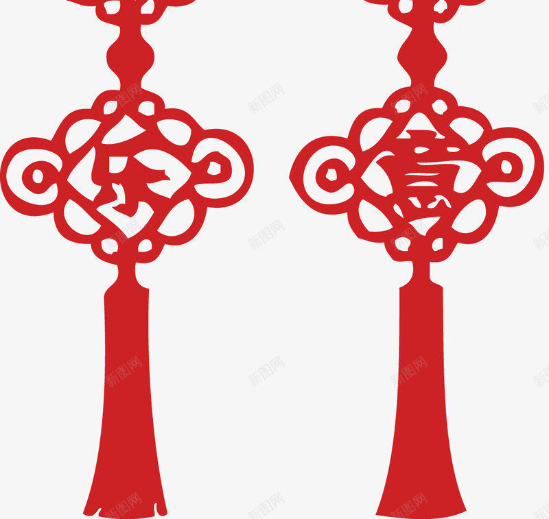 中国结对联新年快乐吉祥如意png免抠素材_新图网 https://ixintu.com 个性中国结对联新年快乐吉祥如意矢量 中国 吉祥如意 对联 快乐 新年 新年快乐