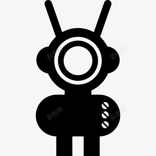 机器人的圆脑袋图标png_新图网 https://ixintu.com 工具 工具和用具 技术 机器 机器人 机械