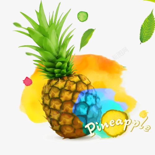 漂亮的卡通创意水果psd免抠素材_新图网 https://ixintu.com 创意广告 新鲜水果 水果banner素材 漂亮卡通 餐饮美食