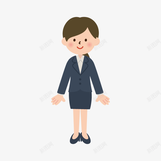 卡通小人剪影人物图标png_新图网 https://ixintu.com 人物剪影 卡通小人图标 卡通小人图案 手绘人物 漫画 矢量人物