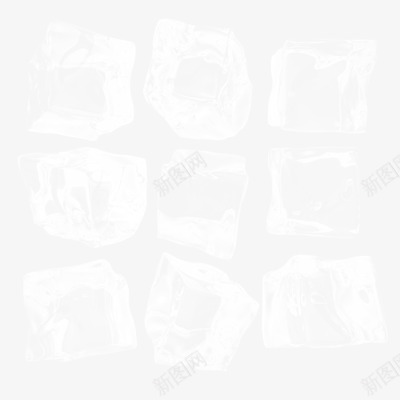 清爽一个夏天的冰块png免抠素材_新图网 https://ixintu.com 冰 冰块 夏日 清凉