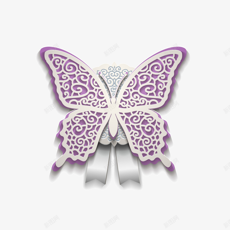美丽白色花纹蝴蝶png免抠素材_新图网 https://ixintu.com 白色花纹 紫色翅膀 美丽蝴蝶 花纹翅膀 花纹蝴蝶 飞翔