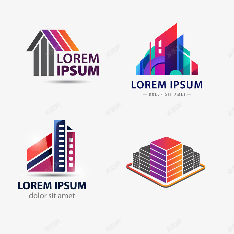 企业创意logo标矢量图图标eps_新图网 https://ixintu.com logo设计 个性炫彩标志 企业logo 公司logo 创意logo设计 商标设计 图标 标志 矢量素材 矢量图