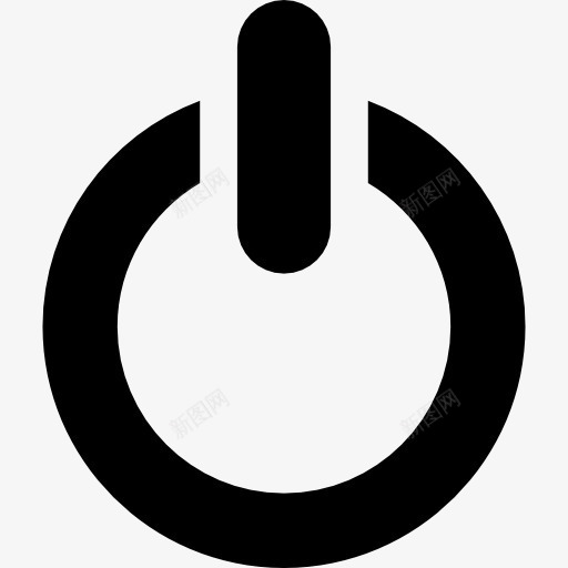 大功率的按钮图标png_新图网 https://ixintu.com 技术 按钮 电力 电脑 能源