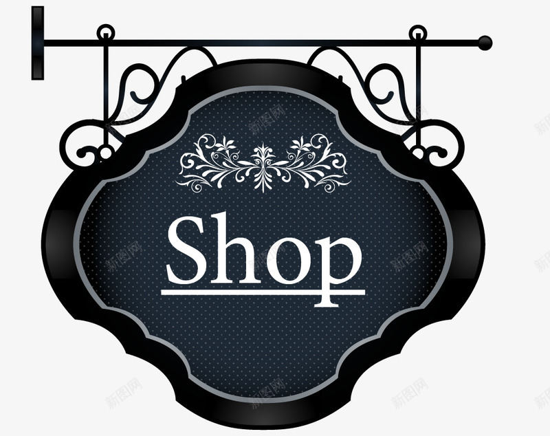 门牌png免抠素材_新图网 https://ixintu.com 个性门牌 商店门牌 铁艺门牌 门牌