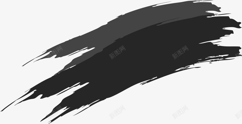 黑色墨迹笔刷矢量图ai免抠素材_新图网 https://ixintu.com AI 卡通 墨痕 墨迹 手绘 笔刷 黑色 矢量图