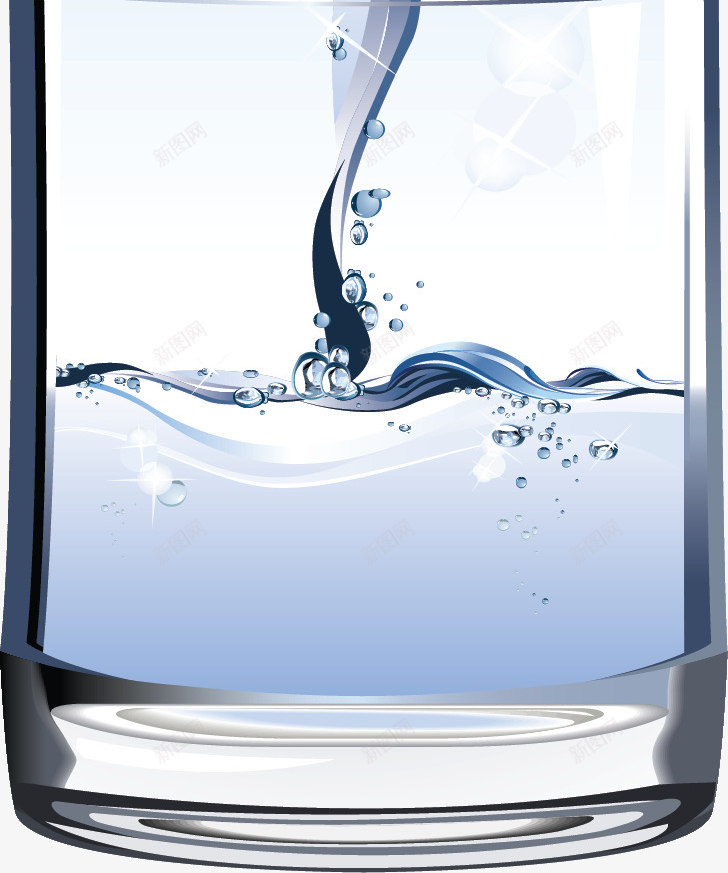 水杯里飞溅的水花矢量图ai免抠素材_新图网 https://ixintu.com 世界节水日 水花 矢量png 节水日 蓝色水花 飞溅的水花 矢量图