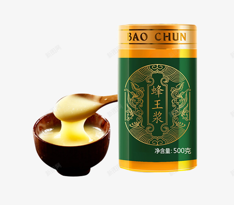 蜂王浆产品png免抠素材_新图网 https://ixintu.com 产品海报 新鲜蜂皇浆 活性 蜂王浆