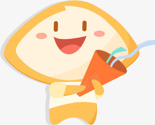 橘黄色卡通小人物png免抠素材_新图网 https://ixintu.com 卡通 小人物 橘黄色