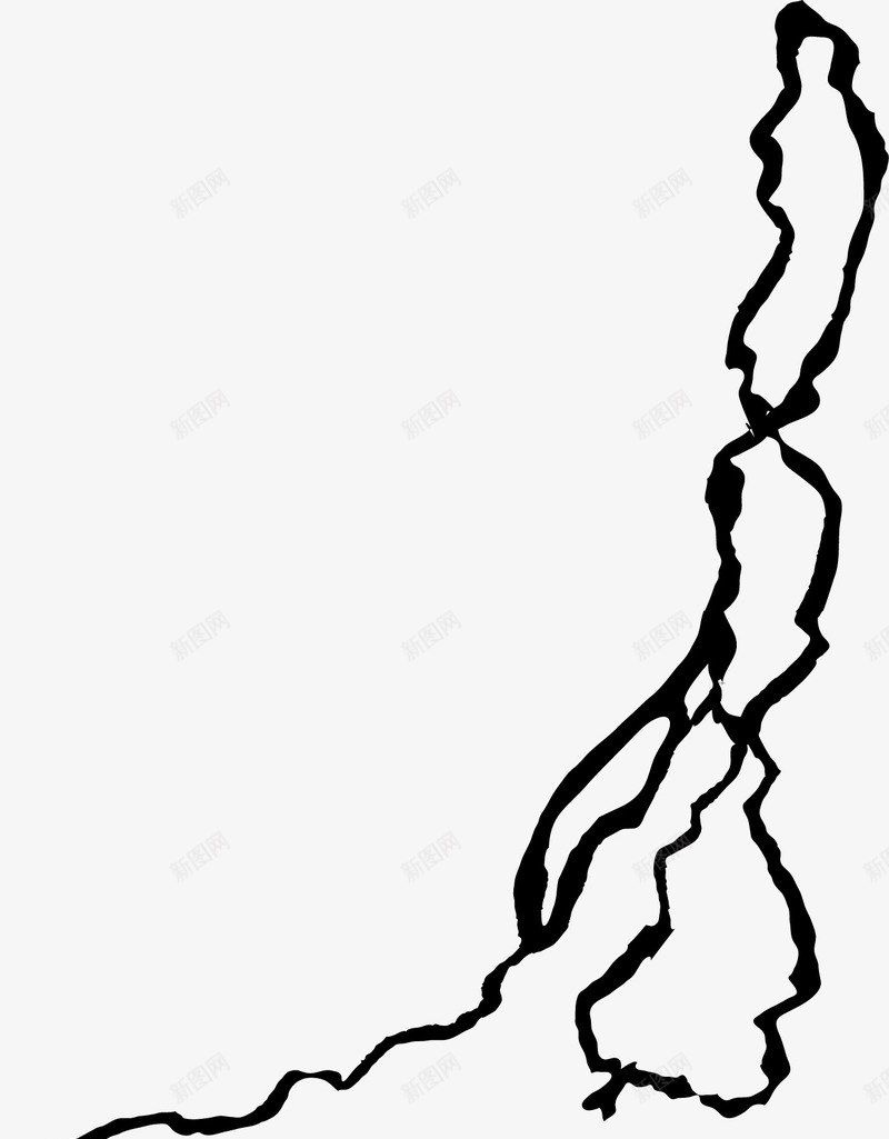 裂缝水墨裂纹笔刷矢量图ai免抠素材_新图网 https://ixintu.com 冰裂纹 地面 地面裂纹 水墨裂纹笔刷 玻璃裂纹 破裂纹理 缝隙 裂纹笔刷 矢量图