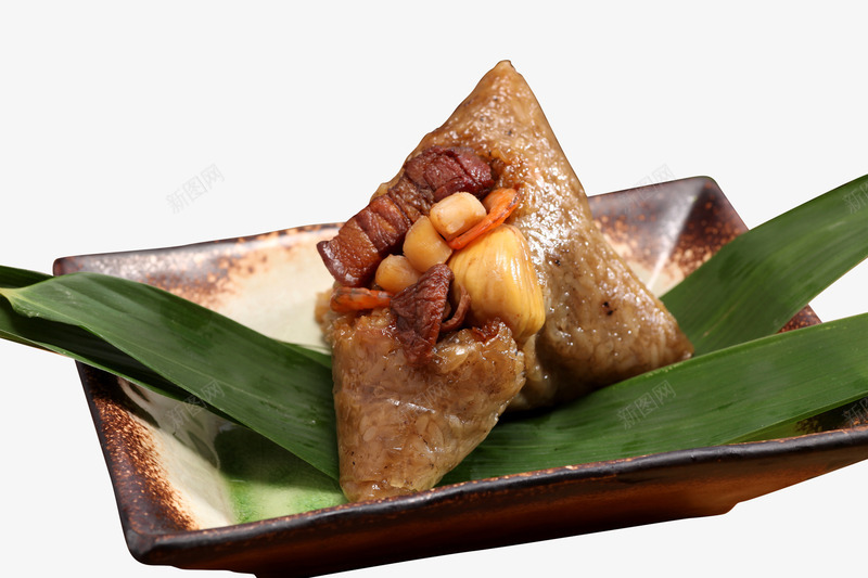 板栗海鲜肉粽png免抠素材_新图网 https://ixintu.com 板栗海鲜肉粽 特色食品 端午节 粽子 精品小吃 经典美食 鲜肉粽 黄金肉粽