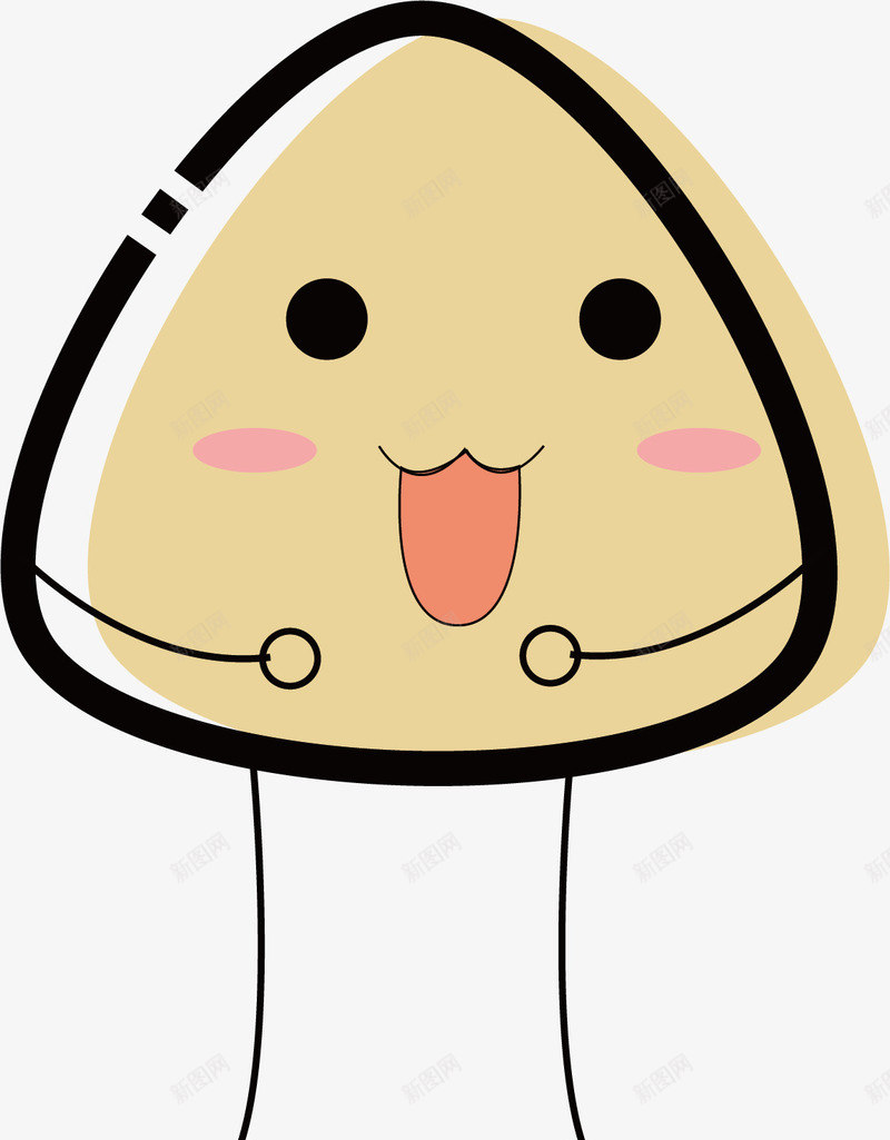 黄色的馒头矢量图ai免抠素材_新图网 https://ixintu.com 动漫 干粮 粮食 食品 食物 馍馍 馒头 黄色 矢量图