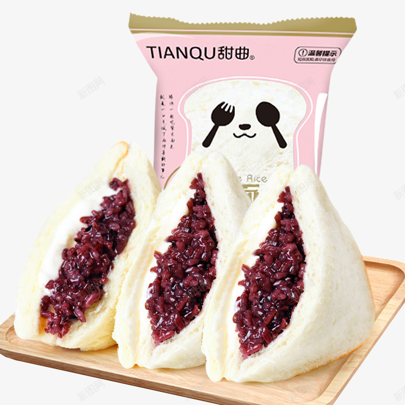 手工紫米面包图psd免抠素材_新图网 https://ixintu.com 奶酪夹心 手工 新鲜 早餐 甜点 糕点 紫米面包 营养