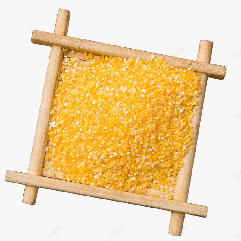 实物新鲜黄色玉米碴png免抠素材_新图网 https://ixintu.com 农产品 实物 木盘子 玉米 食物 黄色玉米碴