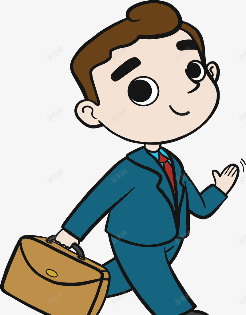 走路上班商务小人矢量图ai免抠素材_新图网 https://ixintu.com 上班的人 商务小人 矢量png 矢量图 走路 走路上班 走路的人 走路的小人