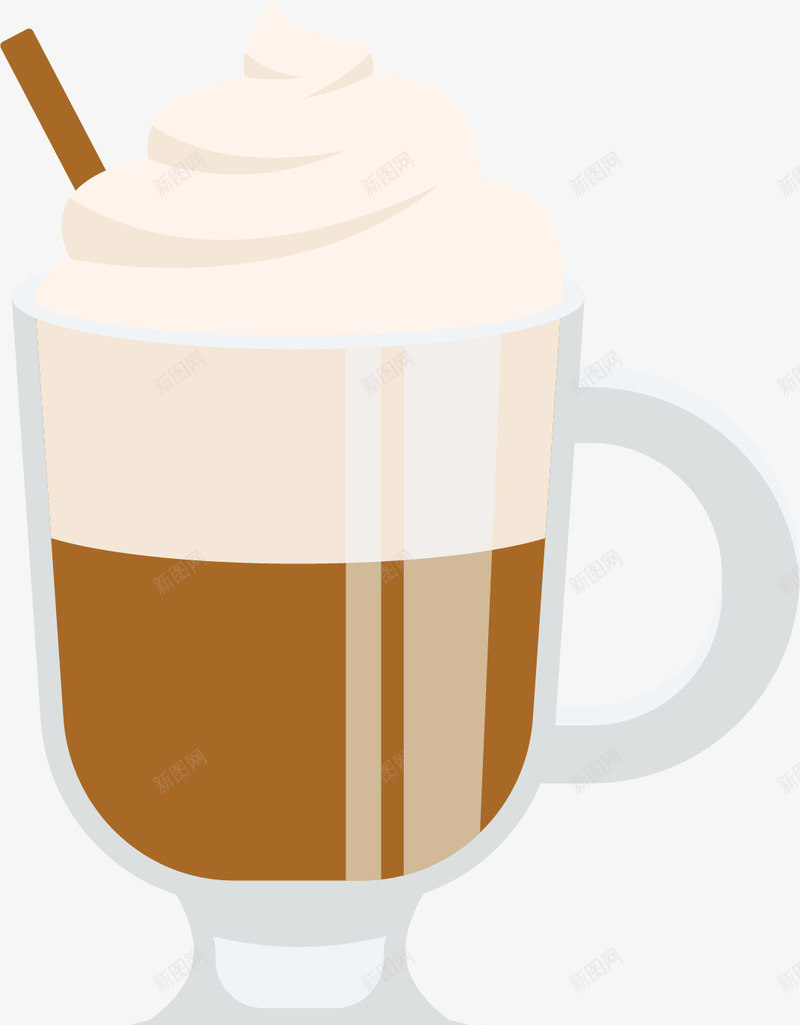 好喝的双拼奶茶矢量图ai免抠素材_新图网 https://ixintu.com 产品 双拼 奶油 奶茶 好喝 巧克力 玻璃杯 饮品 矢量图